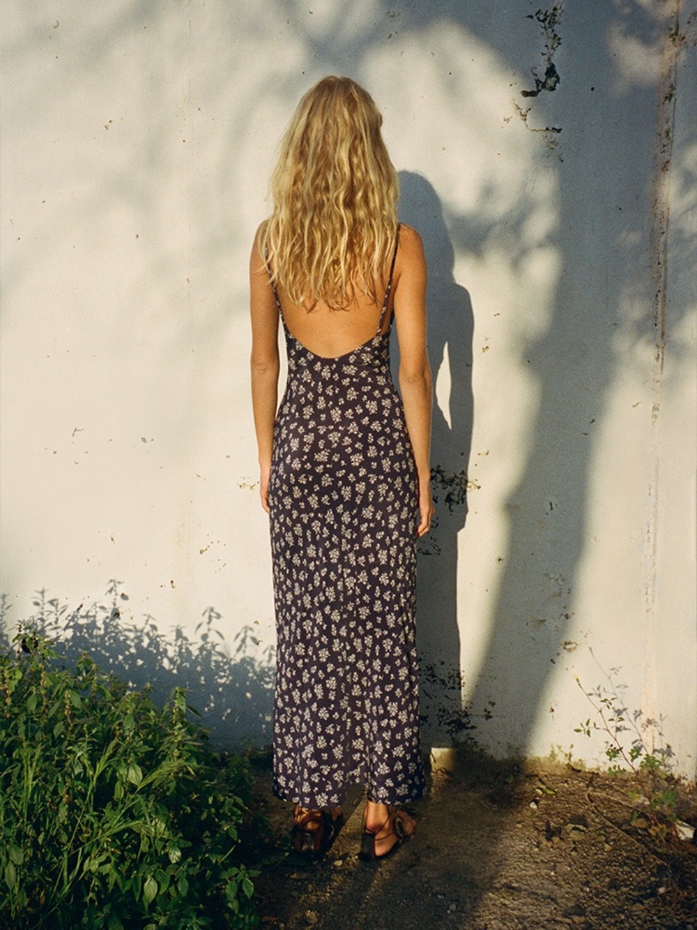 The IGGY Realisation Par Navy Floral Slip Maxi Dress - Picture 5 of 5